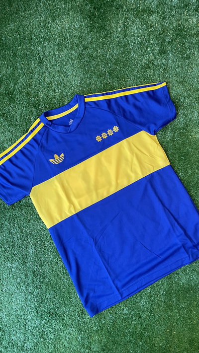 CAMISETA BOCA JR 81 RETRO