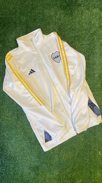 CAMPERA BLANCA DE BOCA FRIZA
