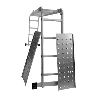 ESCALERA PLEGABLE MULTIFUNCION 4X4 CON PLATAFORMA - KUSHIRO