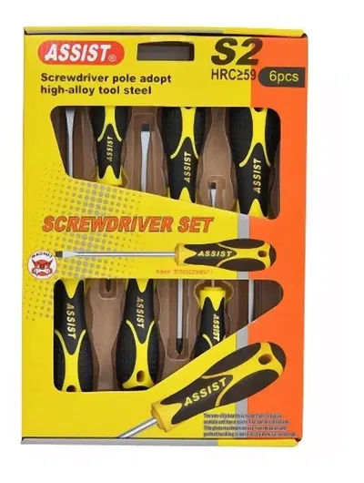 JGO DE 6 DESTORNILLADORES - ASSIST