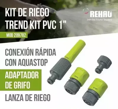 KIT DE RIEGO 1" LINEA TREND - REHAU