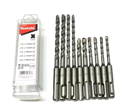 SET DE 10 BROCAS SDS - PLUS - MAKITA