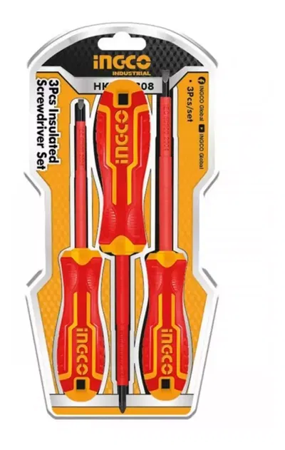SET 3 DESTORNILLADORES AISLADOS 1000V - INGCO