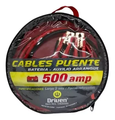 CABLES PUENTE 500 / 300 Amp - DRIVEN