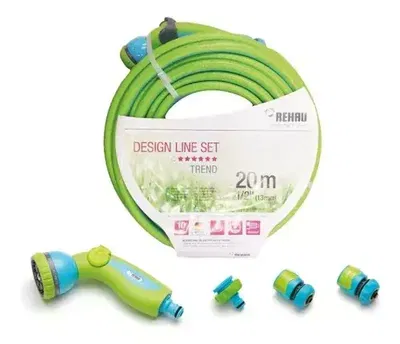 KIT MANGUERA DE RIEGO 1/2 X 20MT - REHAU