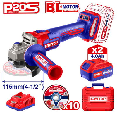 AMOLADORA ANGULAR INAL. 115MM - EMTOP