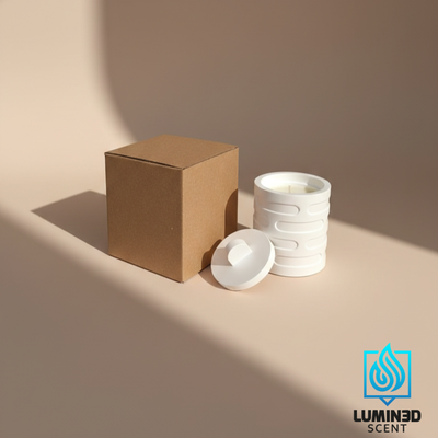 Vela de Soja en Yeso | Modelo Loft