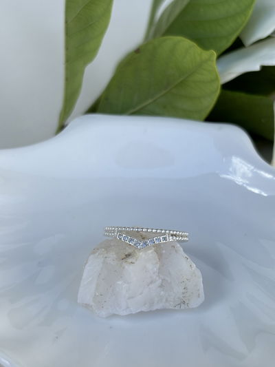 Anillo Corona con Strass