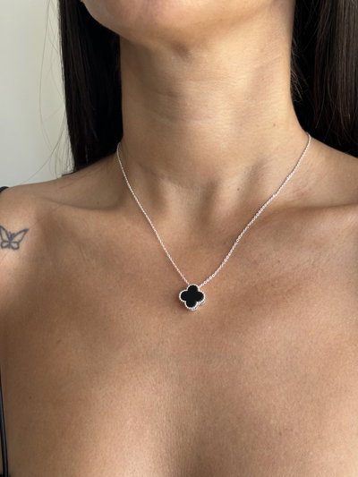 Collar Van Cleef negro (1)