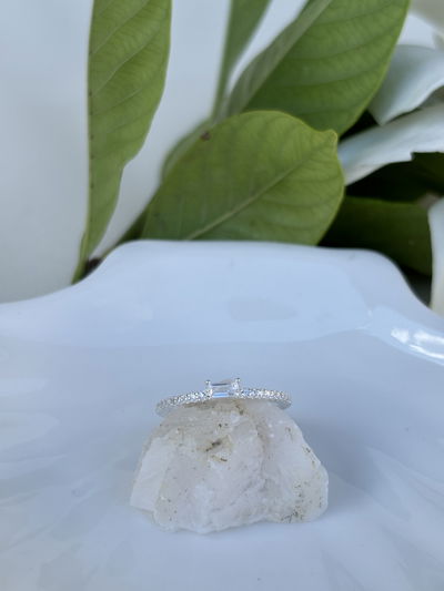 Anillo Solitario cubic