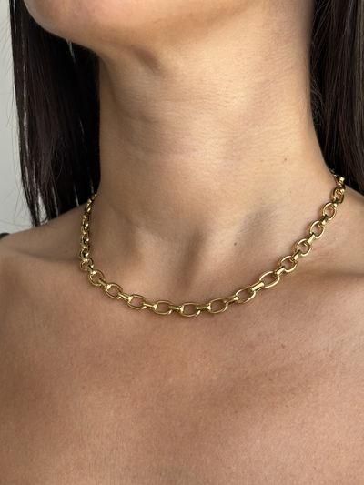 Collar Óvalos clásico 