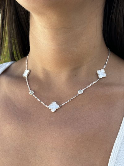 Van cleef blanco con strass