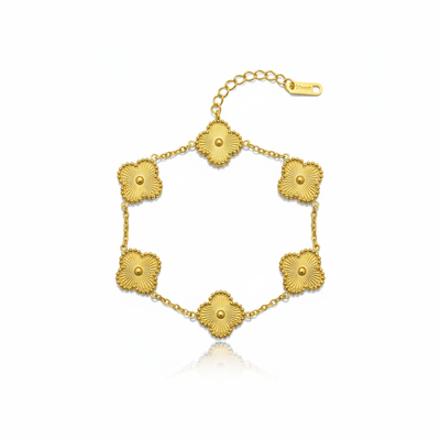 Pulsera Trebol Dorado