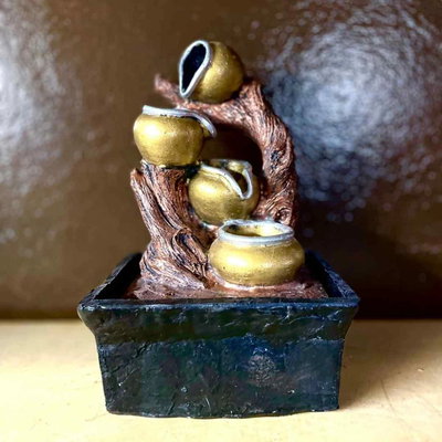 FUENTE DE AGUA MEDIANA 4 JARRONES - 30 cm