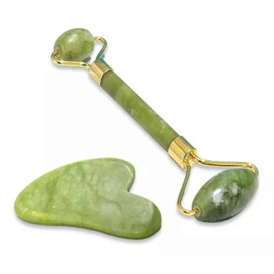 KIT RODILLO FACIAL Y GUA SHA DE JADE