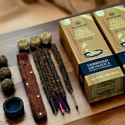 KIT PALO SANTO BUENA ONDA - Aromanza