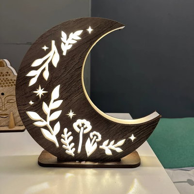 VELADOR LED LUNA - 25 cm