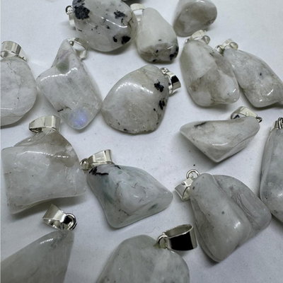 DIJE PIEDRA LUNA (ADULARIA) - Rolado