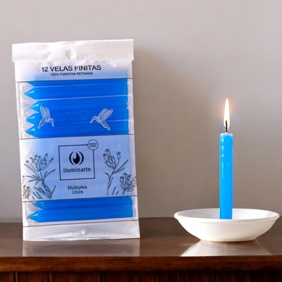 VELAS CORTAS DE PARAFINA 10 cm - Iluminarte