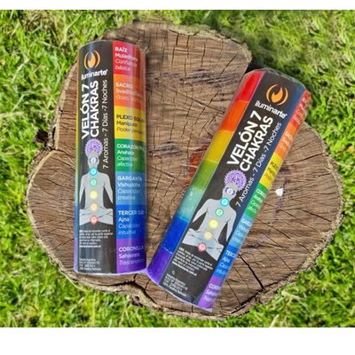 VELÓN AROMÁTICO 7 CHAKRAS - Iluminarte