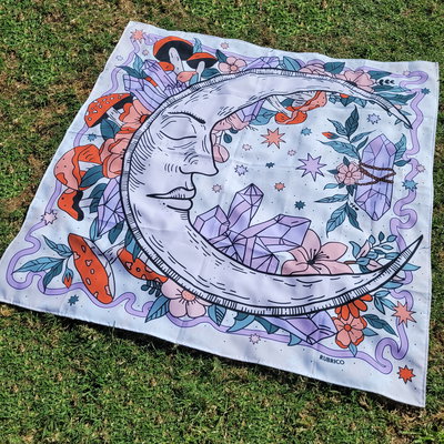 MANTA/LONA LUNA CRISTAL - Cuadrada 1,40 m x 1,40 m