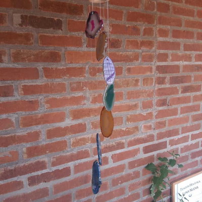 LLAMADOR DE ÁNGELES CHICO - Ágatas multicolor