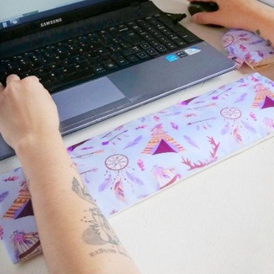 ALMOHADILLA APOYA MUÑECAS PARA MOUSE Y TECLADO - Térmica