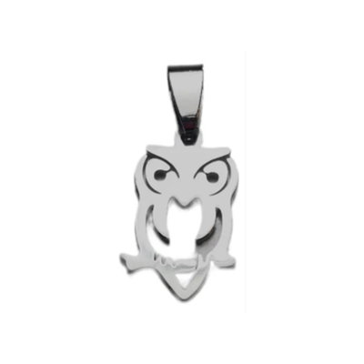 DIJE LECHUZA - Acero quirúrgico