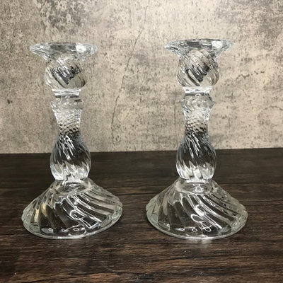 PORTA VELAS ALTO VINTAGE - Vidrio