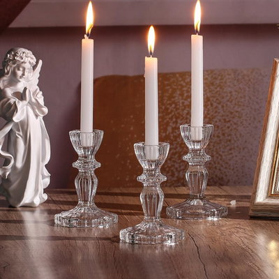 PORTA VELAS ALTO - Vidrio