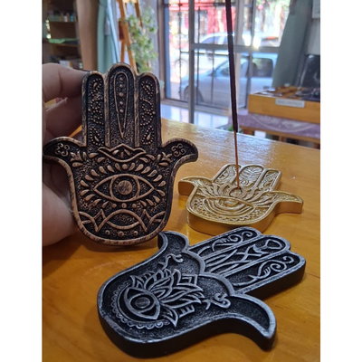 PORTA SAHUMERIOS MANO DE FÁTIMA - Resina