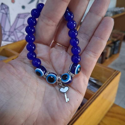 PULSERA OJO TURCO LLAVE
