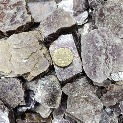 LEPIDOLITA LAJAS - En bruto