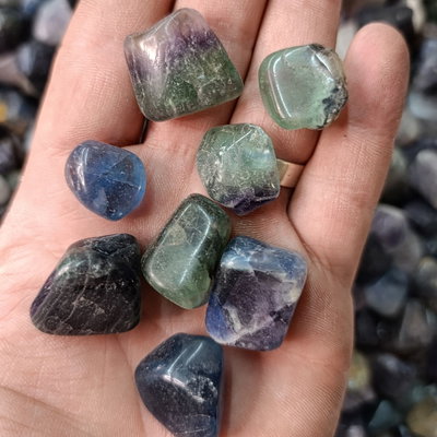 FLUORITA ARCOIRIS - Rolado