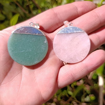 DIJE CÍRCULO CHAPA - Con baño de plata