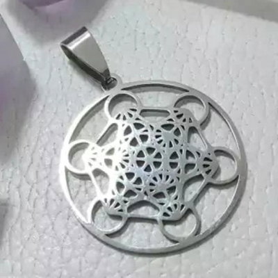 DIJE METATRÓN GRANDE - Acero quirúrgico