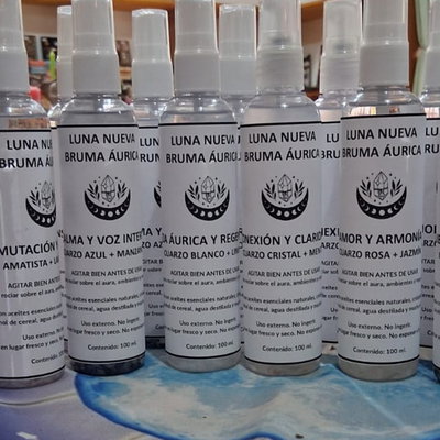 BRUMA ÁURICA CON CRISTALES - Luna Nueva