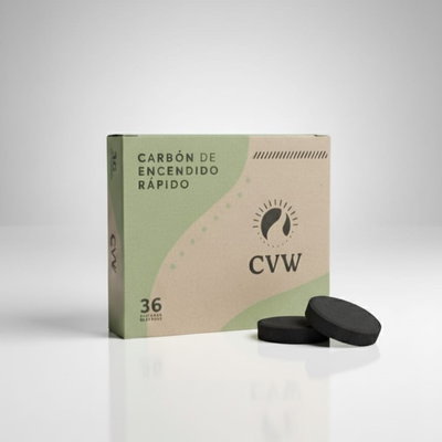 PASTILLAS DE CARBÓN NEUTRO x 36 - Valcar