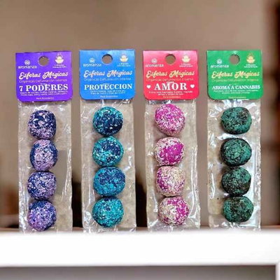 ESFERAS MÁGICAS BOLSITA x 4 (BOMBITAS) - Aromanza