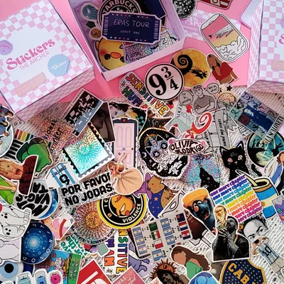 STICKERS VINILO x 10