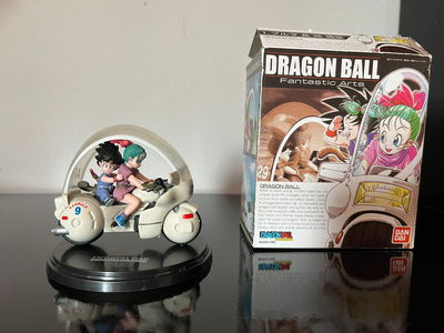 GOKU Y BULMA MOTO MINI (DRAGON BALL) 11CM L