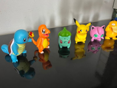 POKEMONES X6 (SET) 7CM APROX