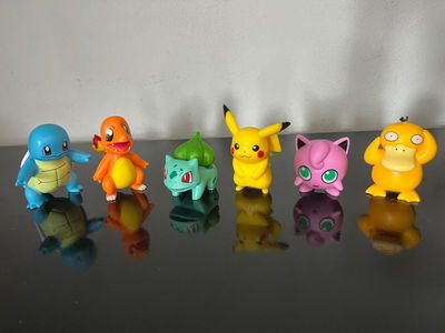 POKEMONES X6 (SET) 7CM APROX