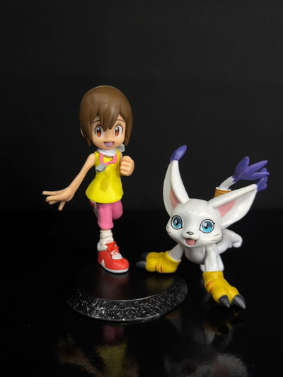 Hikari Y Gatomon (14CM) Figura Digimon - Girutoys