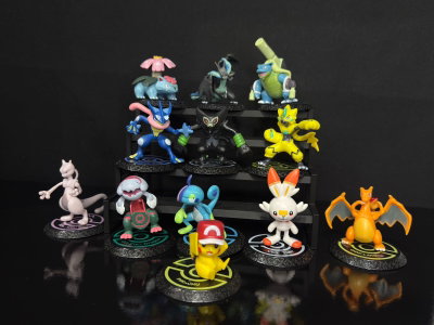 SET X 12 (8CM-9CM) SET POKEMON - GIRUTOYS 