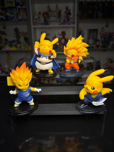SET X 4 (9CM) DRAGON BALL X POKEMON - GIRUTOYS