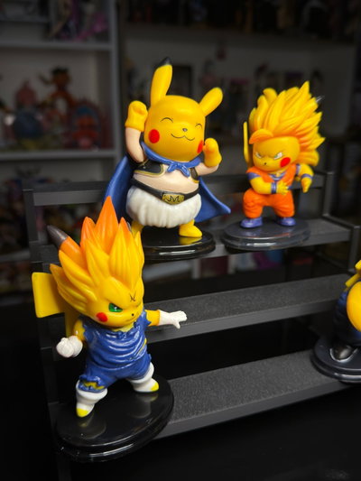 SET X 4 (9CM) DRAGON BALL X POKEMON - GIRUTOYS