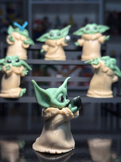 SET X 6 DE BADY YODA (7CM) FIGURA STAR WAR - GIRUTOYS