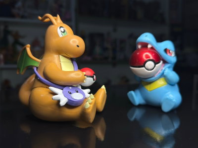 DRAGONITE Y TODODILE (13CM) DUO POKEMON - GIRUTOYS