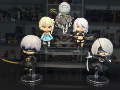 SET X 6 PERSONAJES DE NIER (9CM) SET ANIME - GIRUTOYS